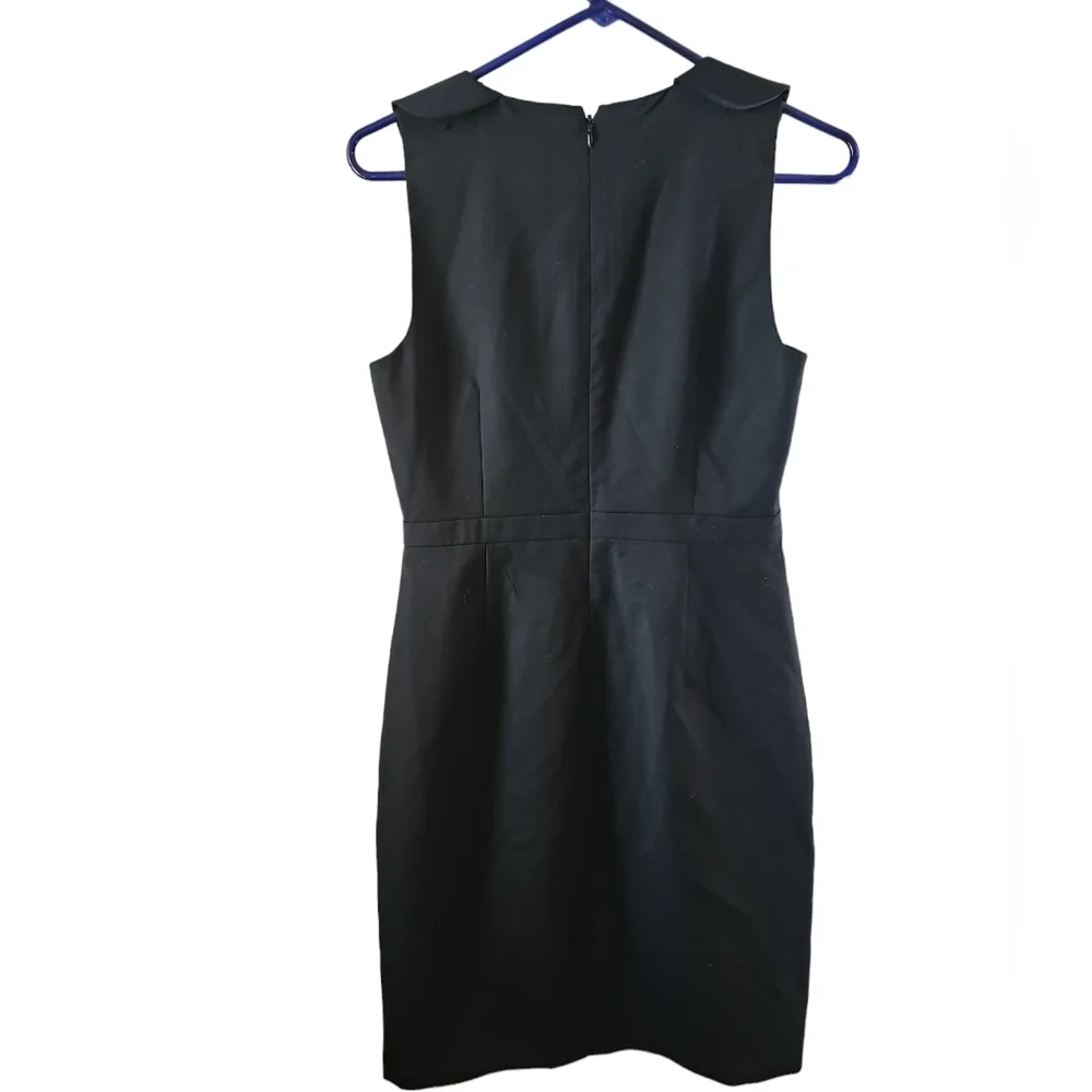 J. Crew Wool black suiting dress sz 4